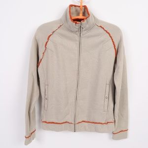Industry Women's Cleese Yoga Jacket Grey Orange L